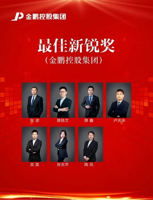 【榜样的力量】金鹏控股集团2020年度评优之"最佳新锐"