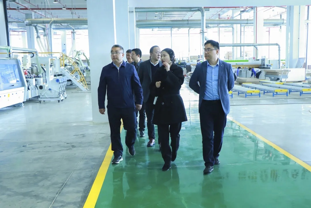 江苏安东控股集团领导一行莅临金鹏集团参观考察